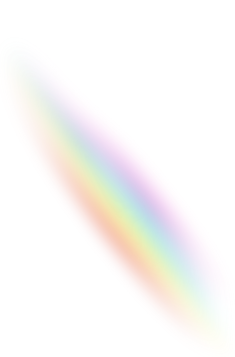 Rainbow Aesthetic Theme PNG Picture
