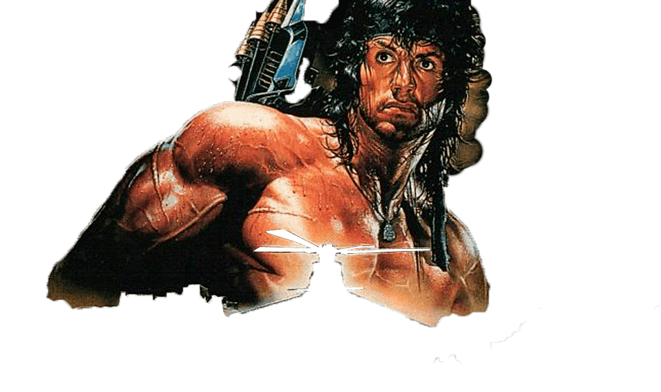 Rambo PNG Isolated Transparent