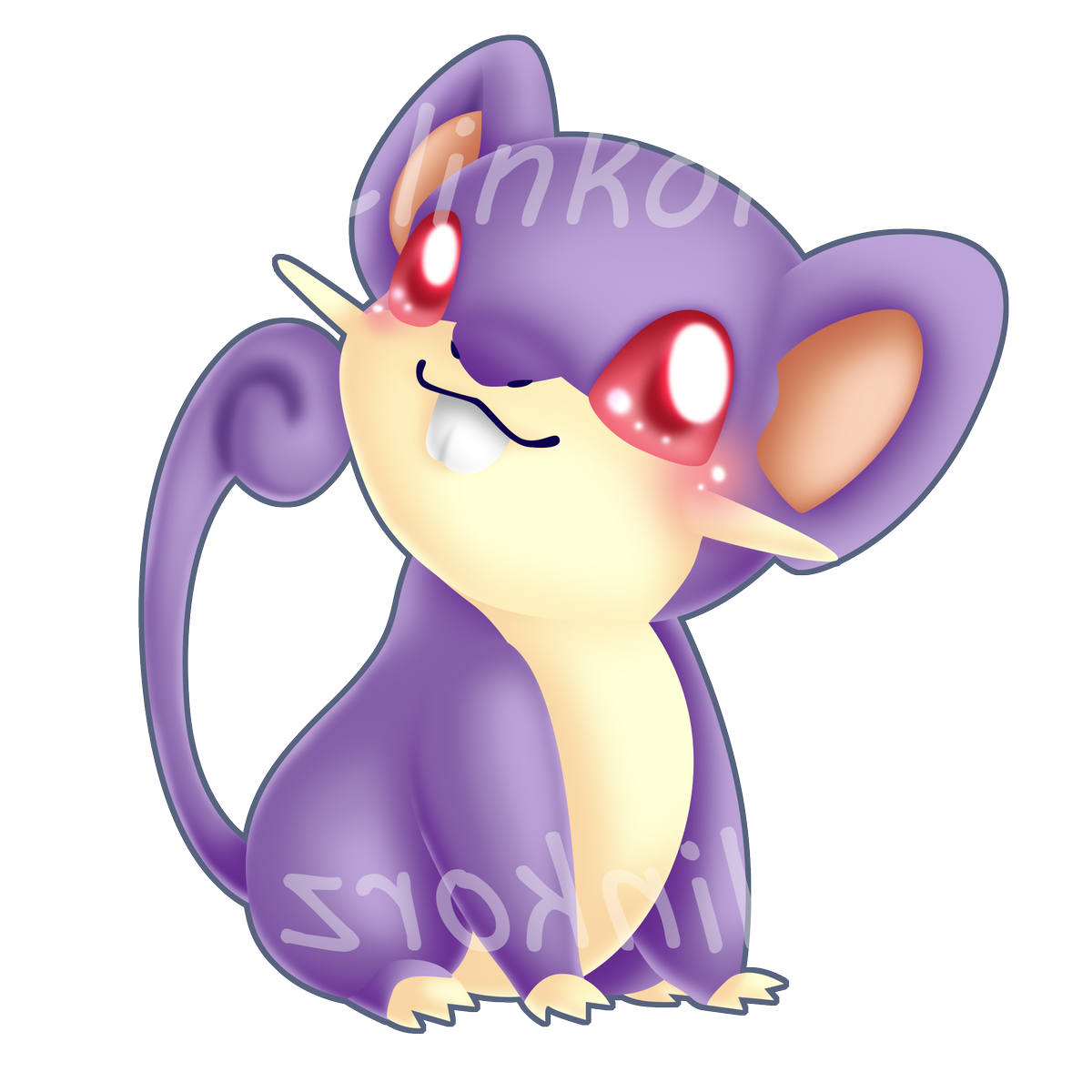 Rattata Pokemon PNG Isolated Pic