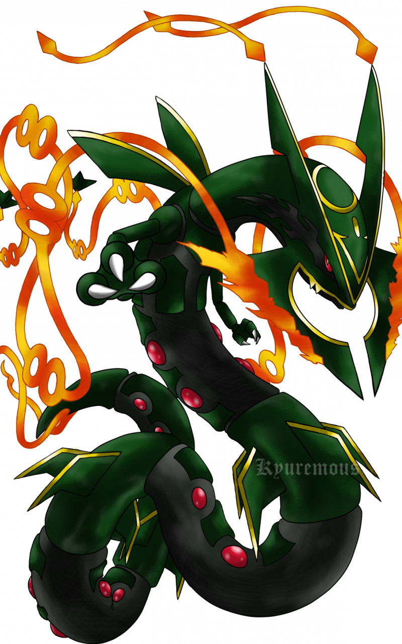 Rayquaza Pokemon PNG Isolated HD