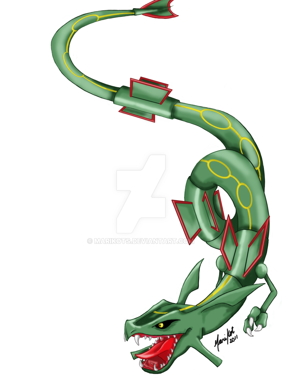 Rayquaza Pokemon PNG Isolated Pic