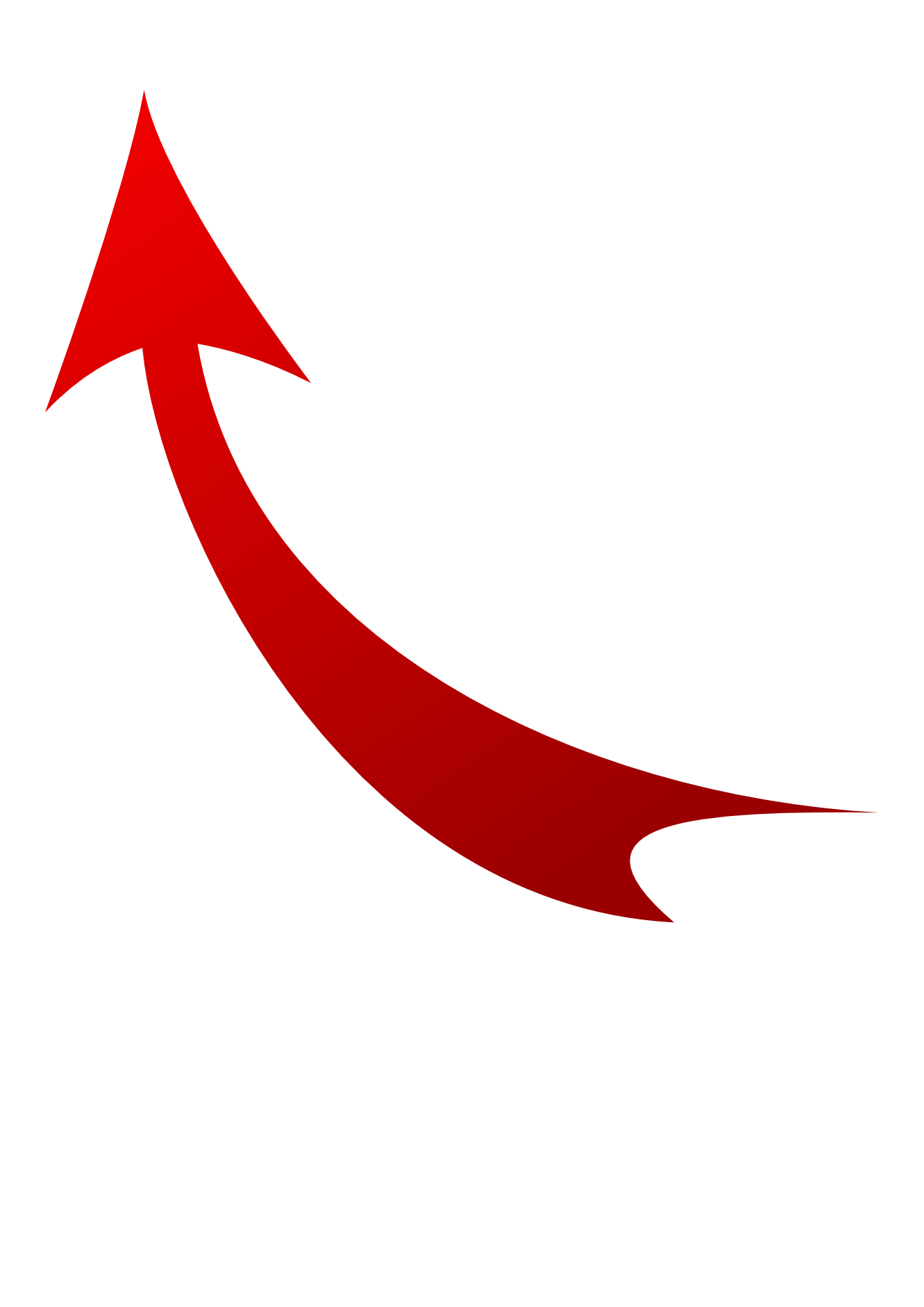 Red Arrow PNG Background Image