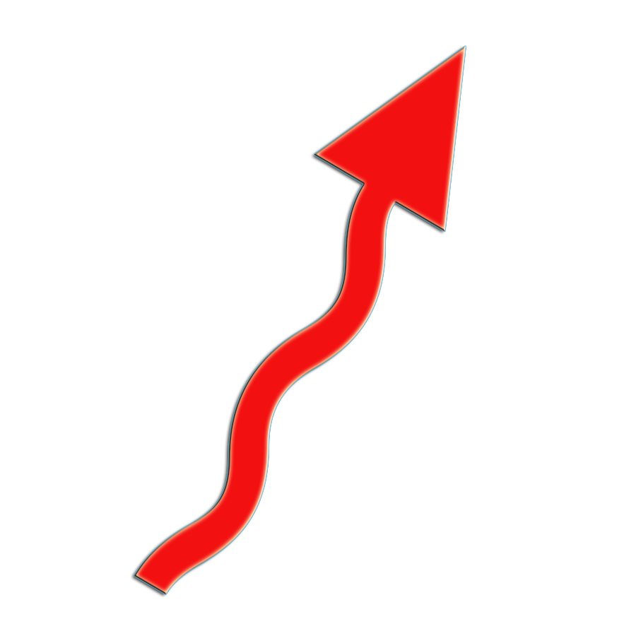 Red Arrow PNG Background Isolated Image