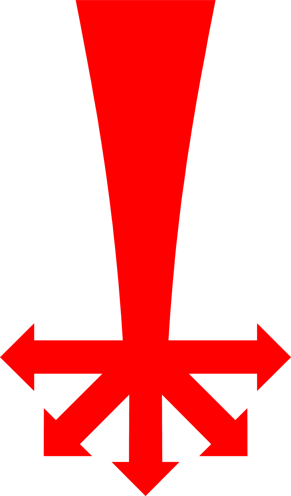 Red Arrow PNG Isolated Image