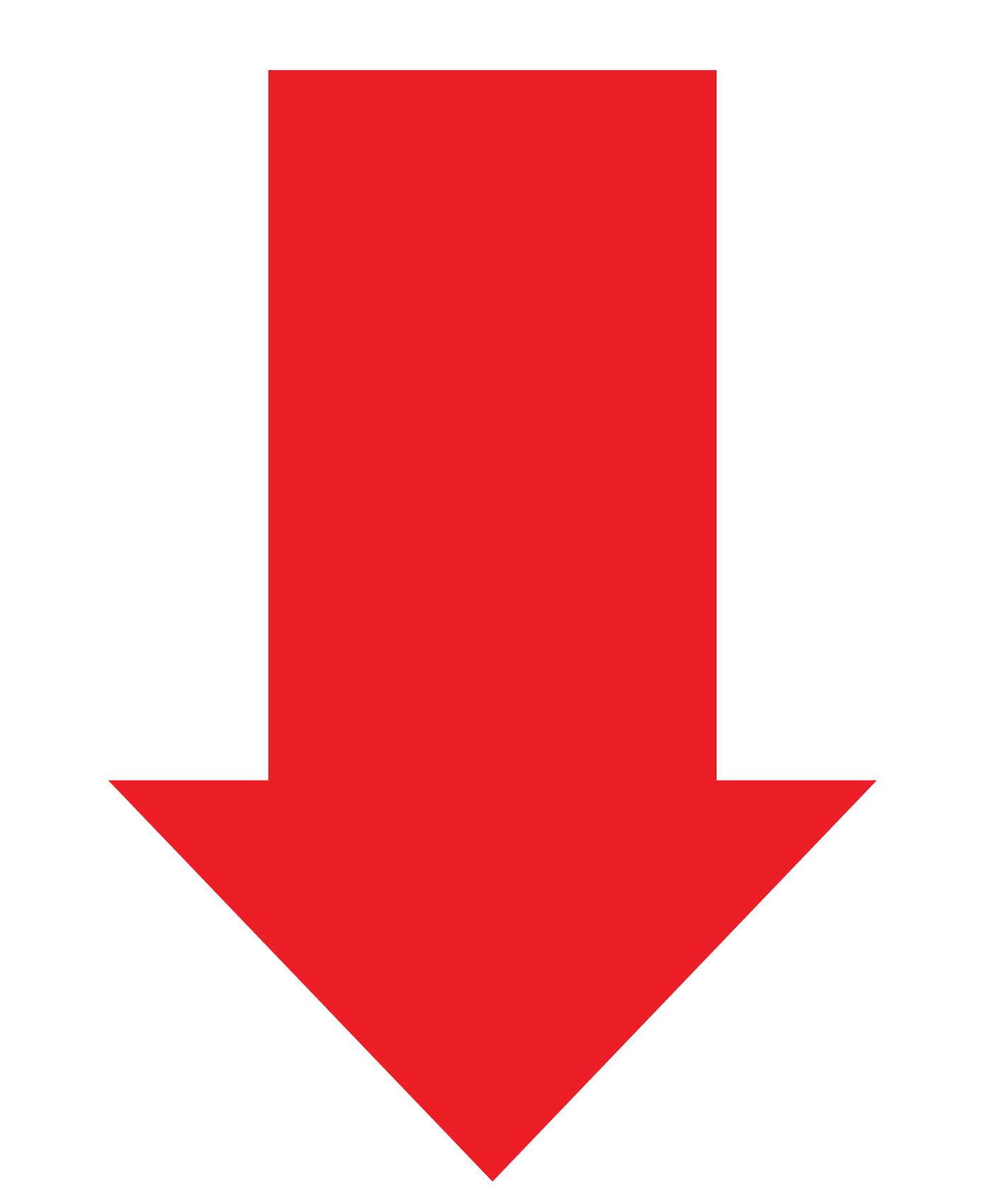 Red Arrow PNG Transparent Picture