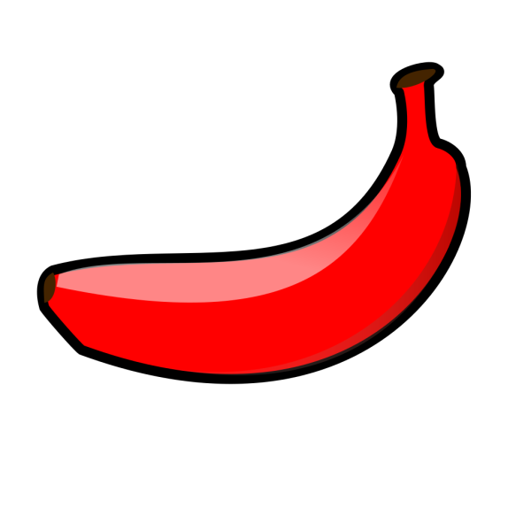 Red Banana PNG Picture