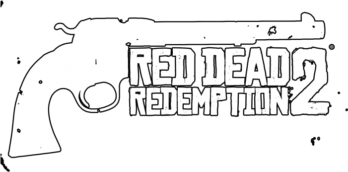 Red Dead Redemption II Logo PNG Isolated Image