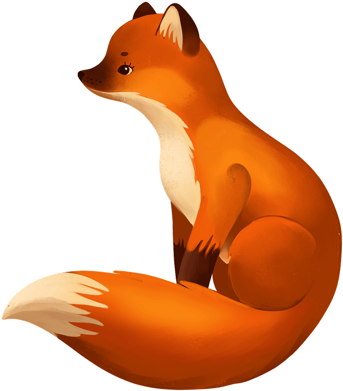 Red Fox PNG Isolated File