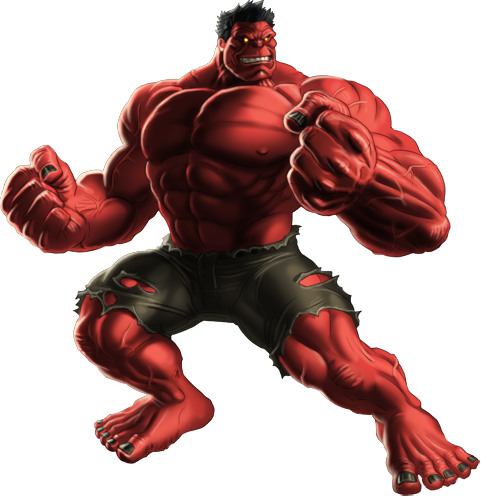 Red Hulk PNG Isolated Image