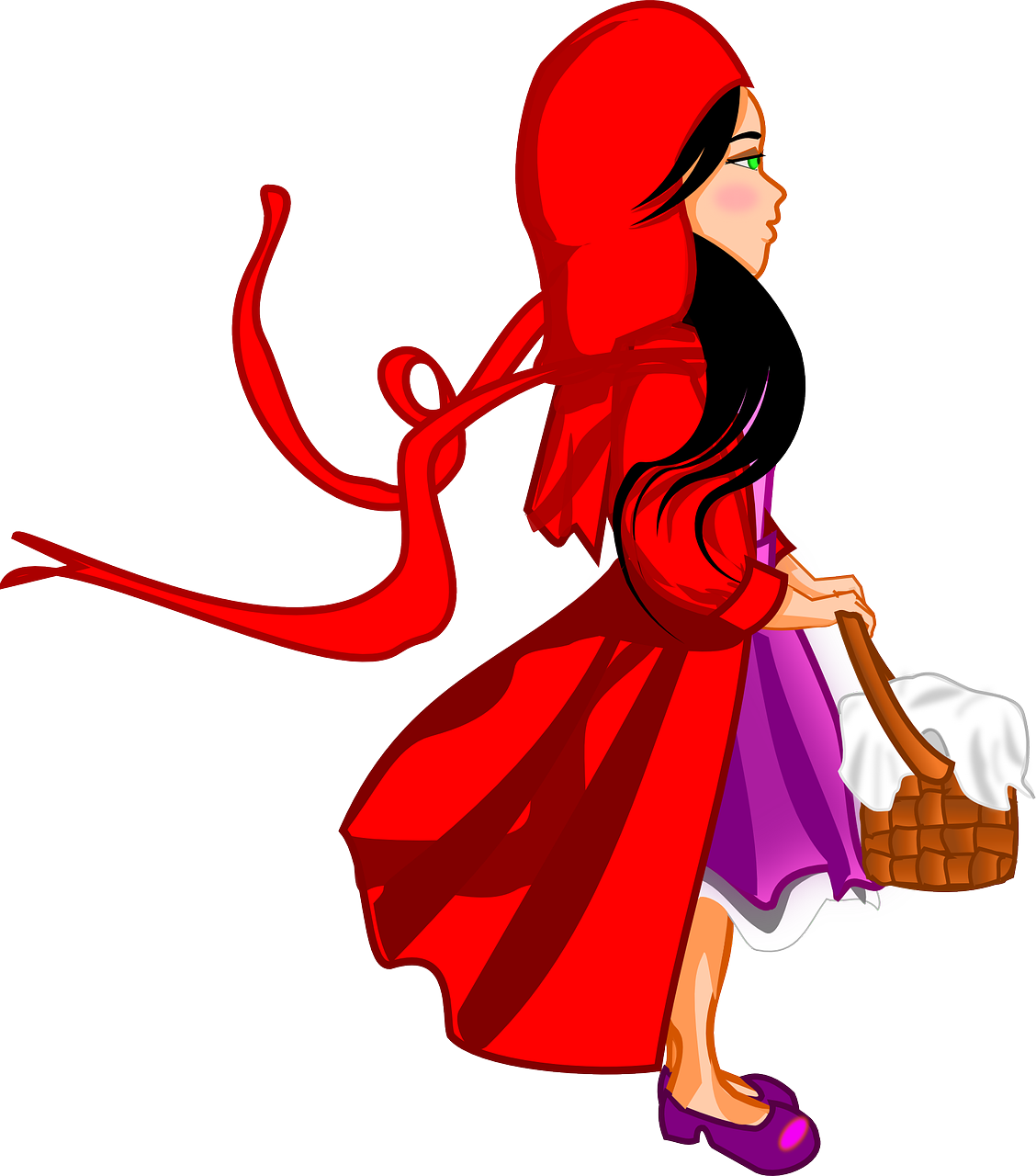 Red Riding Hood PNG Isolated HD