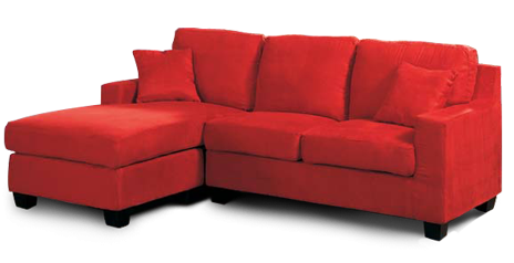 Red Sofa PNG HD