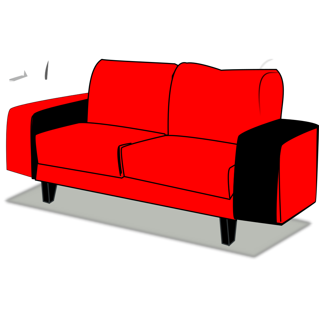 Red Sofa PNG