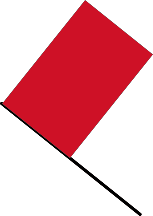 Red Square Flag PNG HD