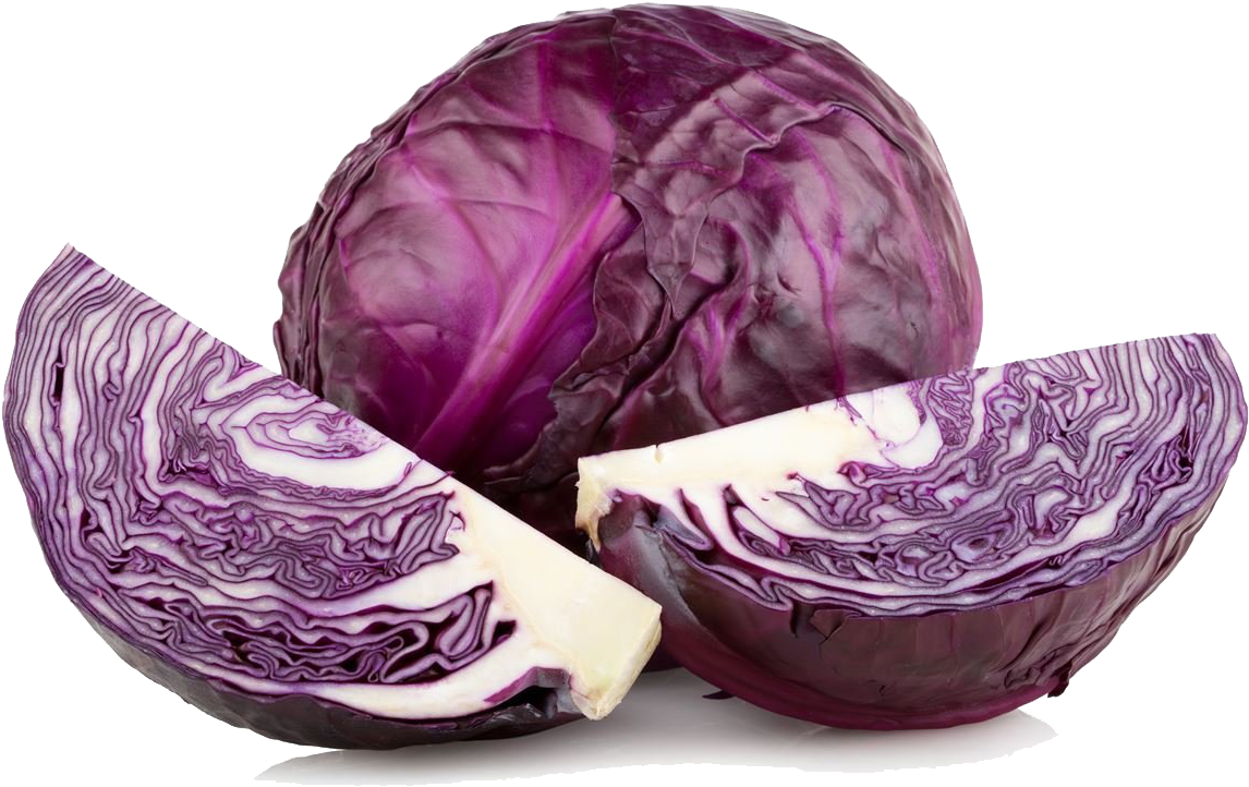 Red cabbage PNG Isolated File