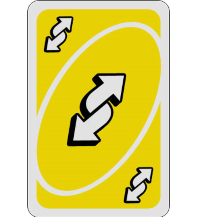 Reverse Uno PNG Isolated Image