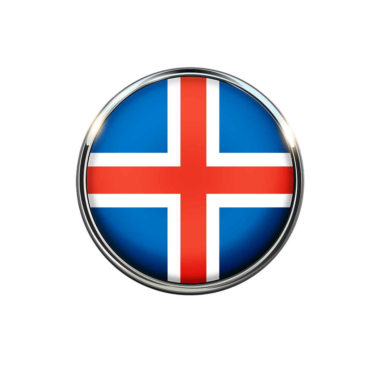 Reykjavik Flag PNG HD
