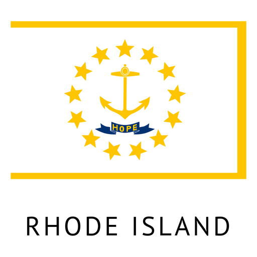 Rhode Island Flag PNG HD