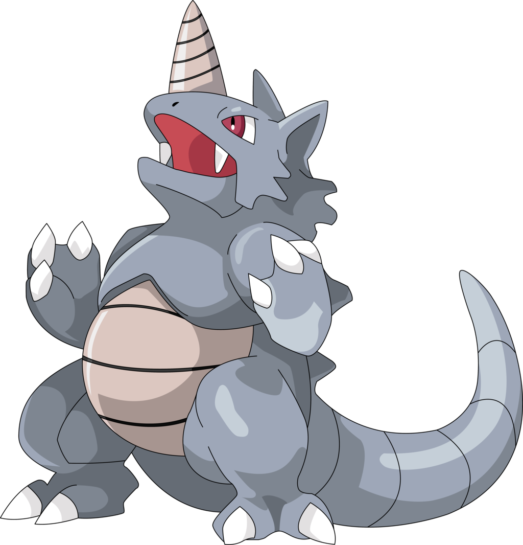 Rhydon Pokemon PNG Isolated File