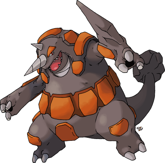 Rhyperior Pokemon PNG Isolated HD