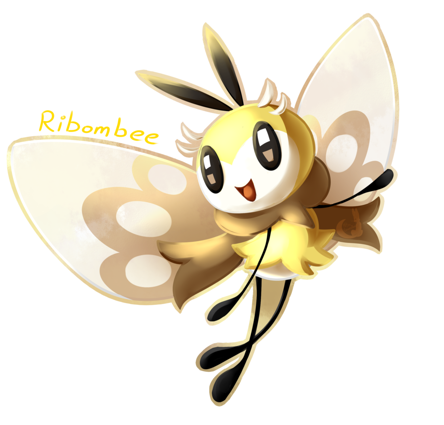 Ribombee Pokemon PNG HD Isolated