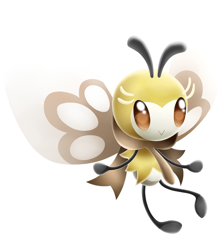 Ribombee Pokemon PNG Isolated File