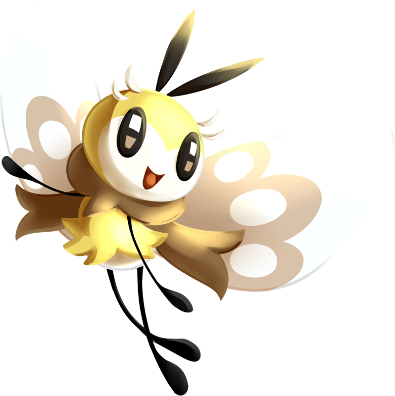 Ribombee Pokemon PNG Pic