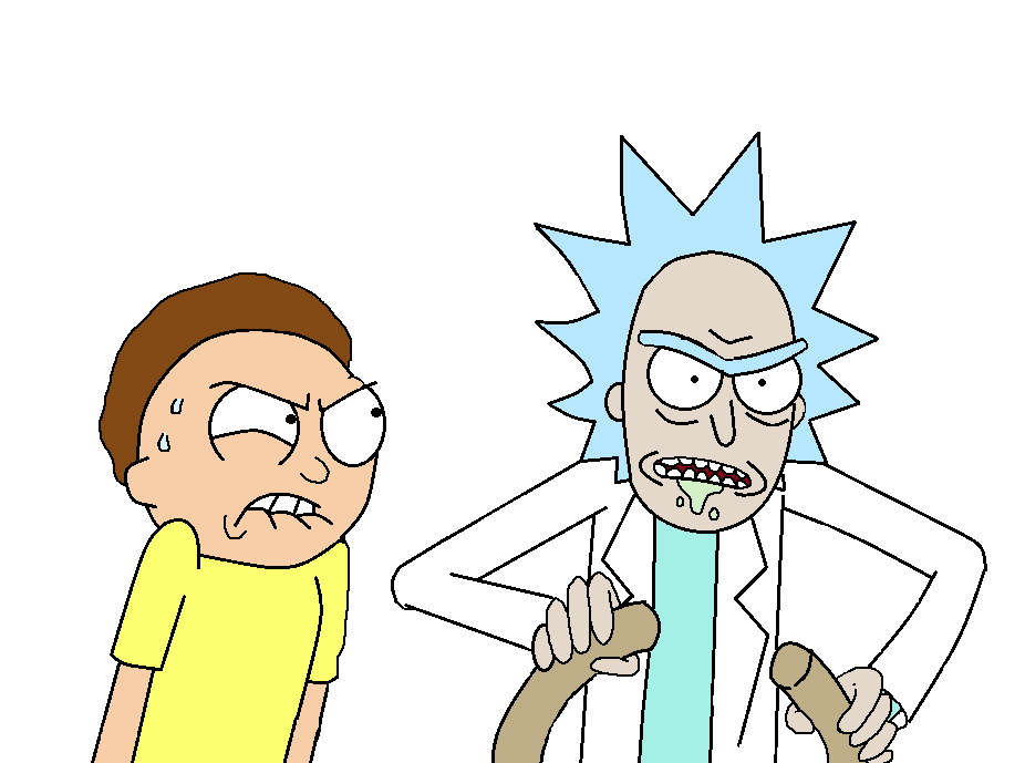 Rick And Morty Wallpaper PNG Isolated Photo