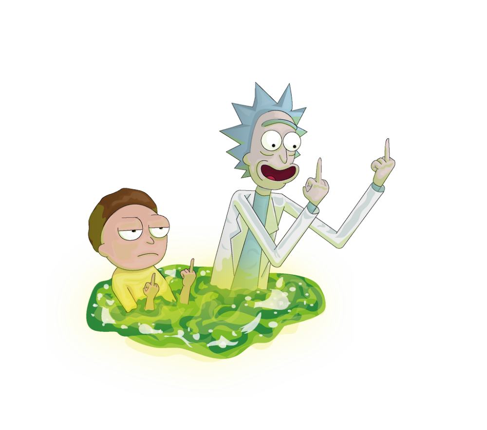 Rick and Monty PNG HD