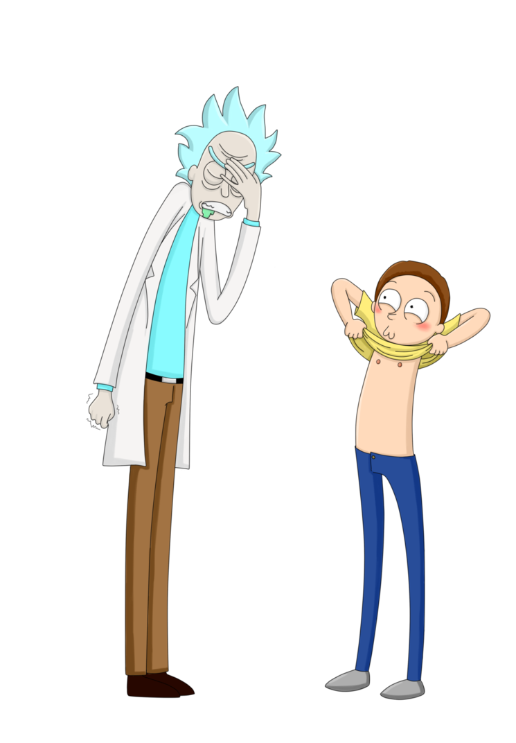 Rick and Monty PNG Isolated Pic