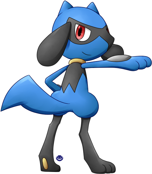 Riolu Pokemon Transparent Isolated PNG