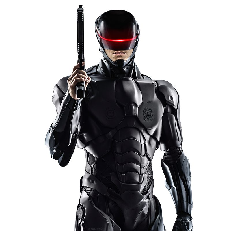 Robocop PNG Isolated Clipart