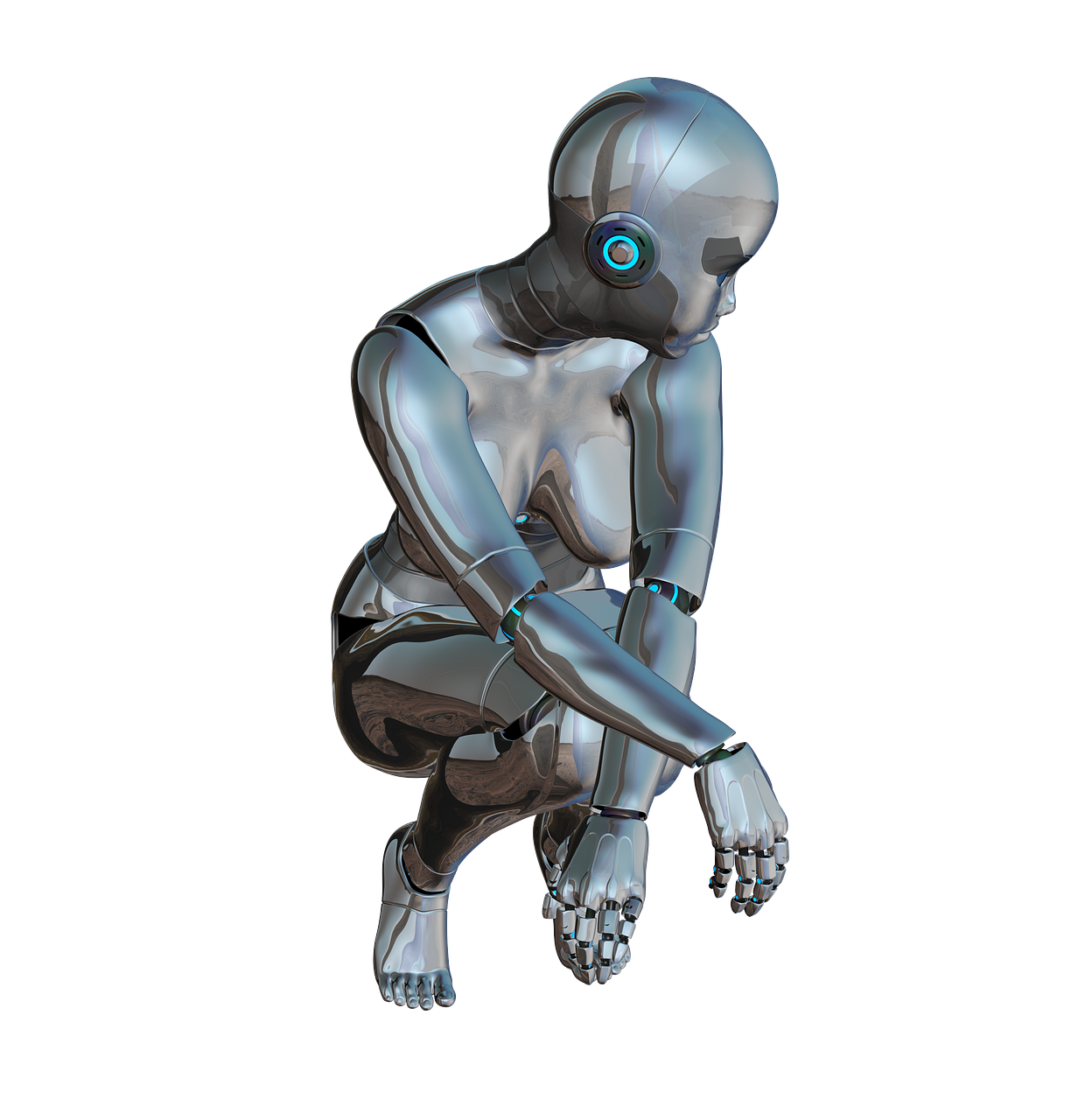 Robot Female PNG File