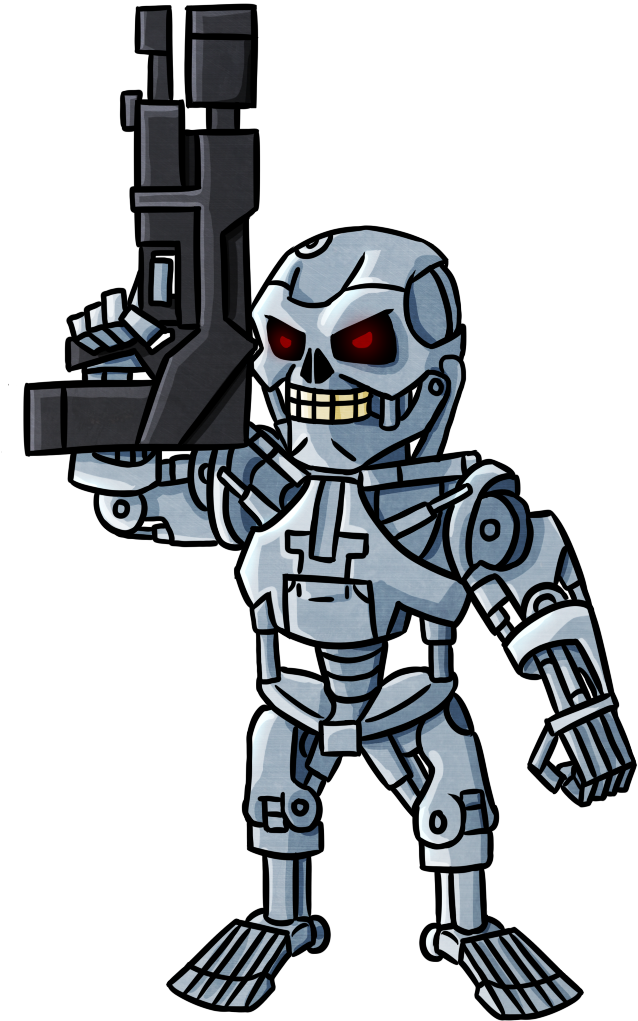 Robot Terminator PNG HD Isolated