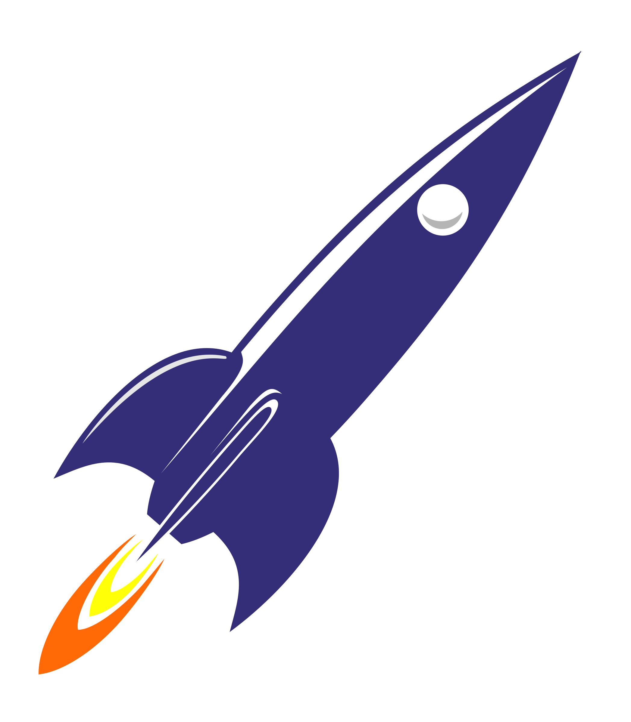 Rocket PNG Isolated HD