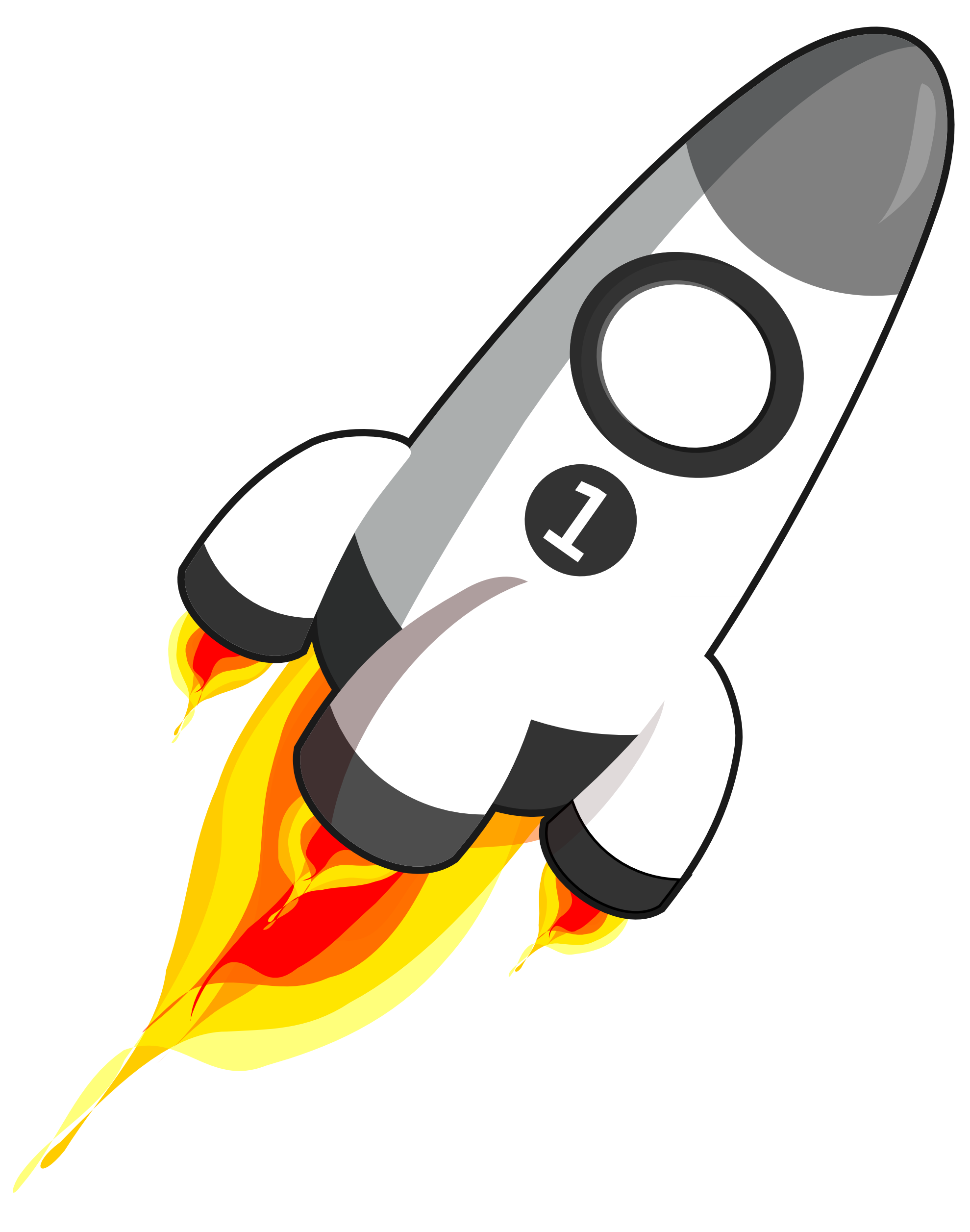 Rocket PNG Isolated Image