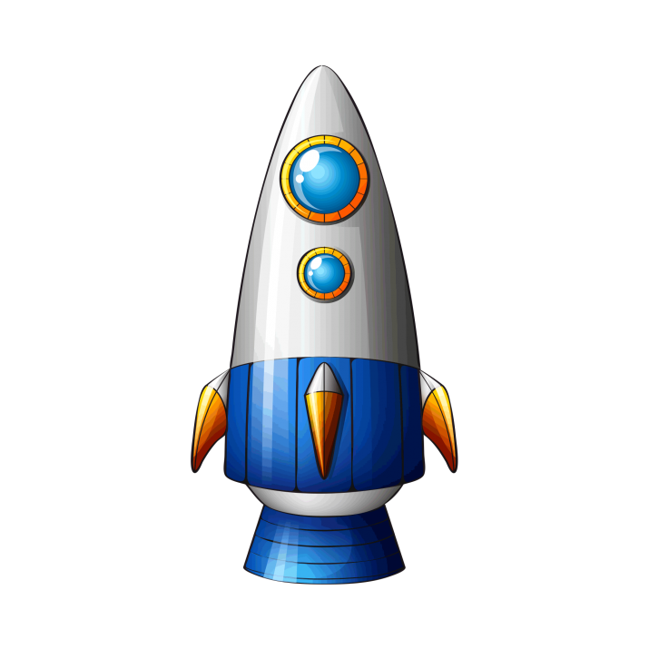 Rocket PNG Isolated Picture