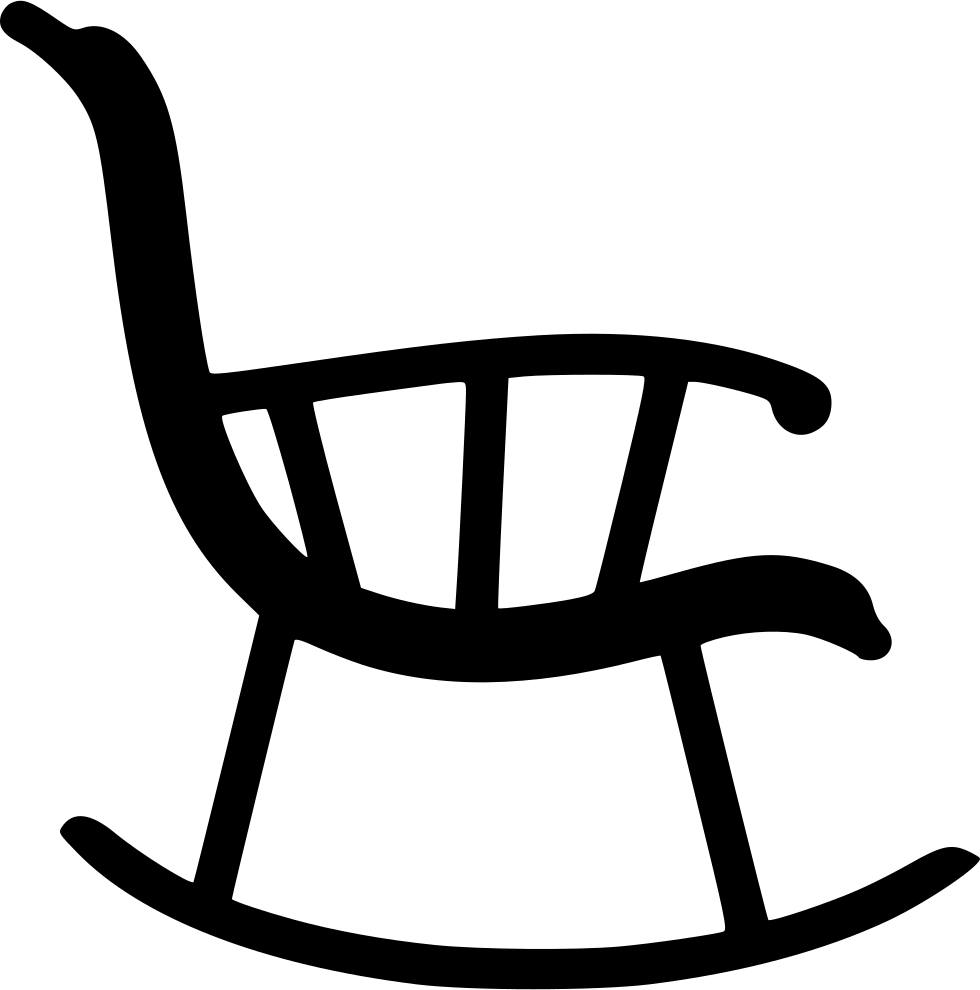 Rocking Chair PNG Isolated File