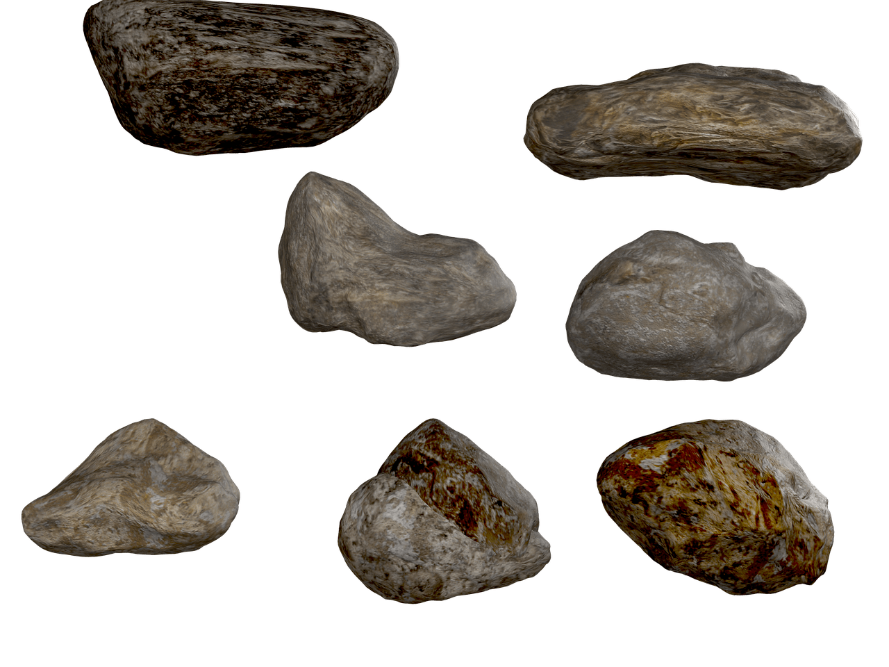 Rocks PNG Isolated Photo