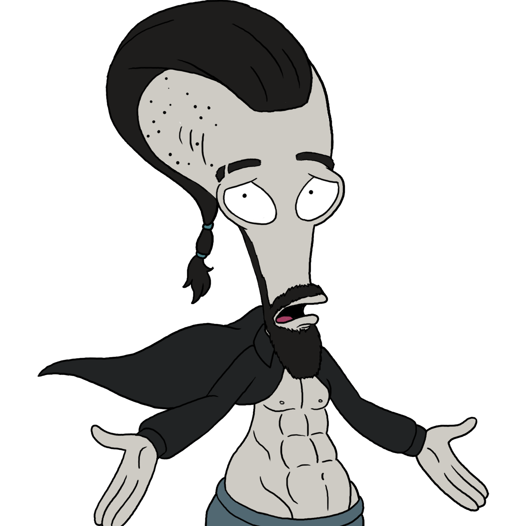 Roger American Dad PNG Isolated HD
