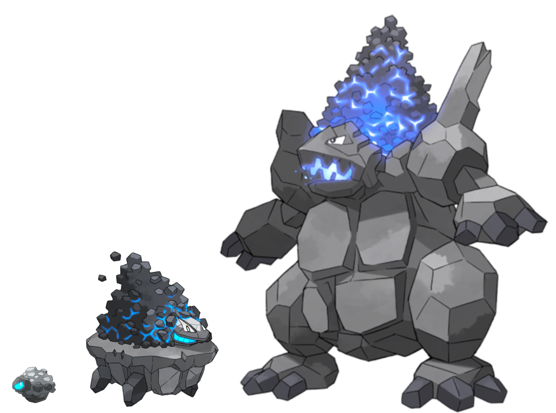 Rolycoly Pokemon PNG HD Isolated