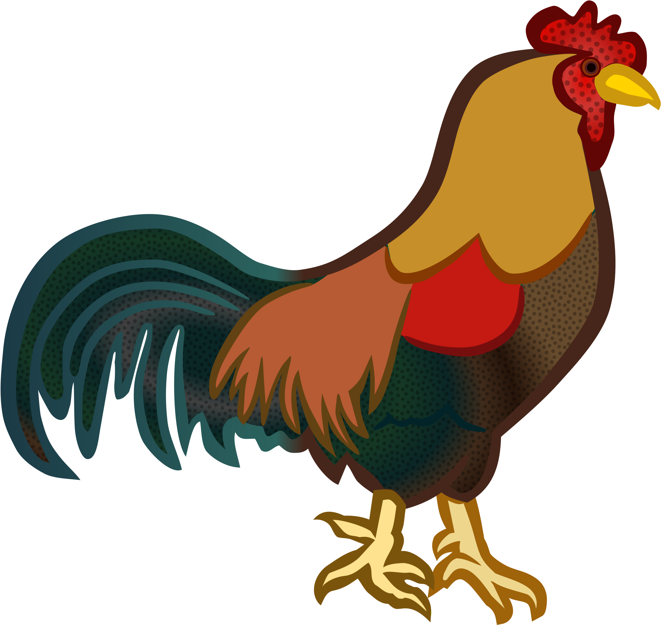 Rooster PNG Isolated Image