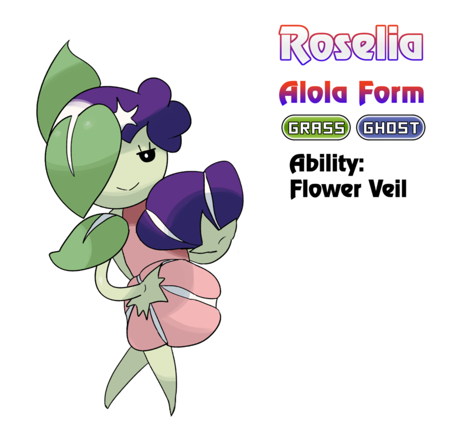 Roselia Pokemon PNG Clipart