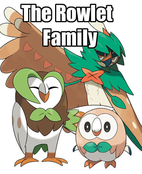 Rowlet Pokemon PNG Isolated Photos