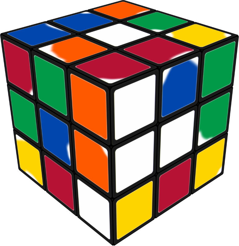 Rubik’s Cube PNG Isolated Transparent Picture