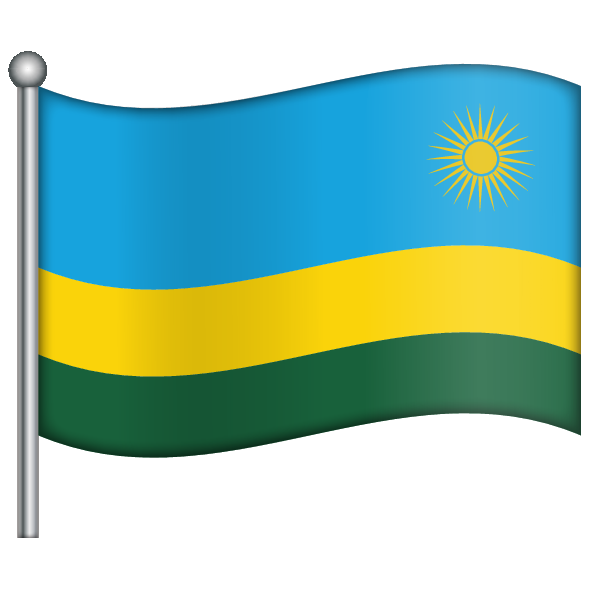 Rwanda Flag PNG Photo