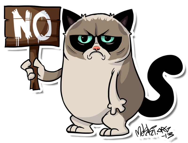 Sad Cat Meme PNG File