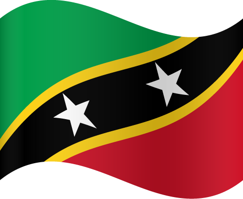 Saint Kitts And Nevis Flag PNG File