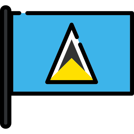 Saint Lucia Flag PNG File