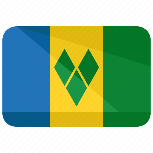 Saint Vincent And The Grenadines Flag PNG Transparent