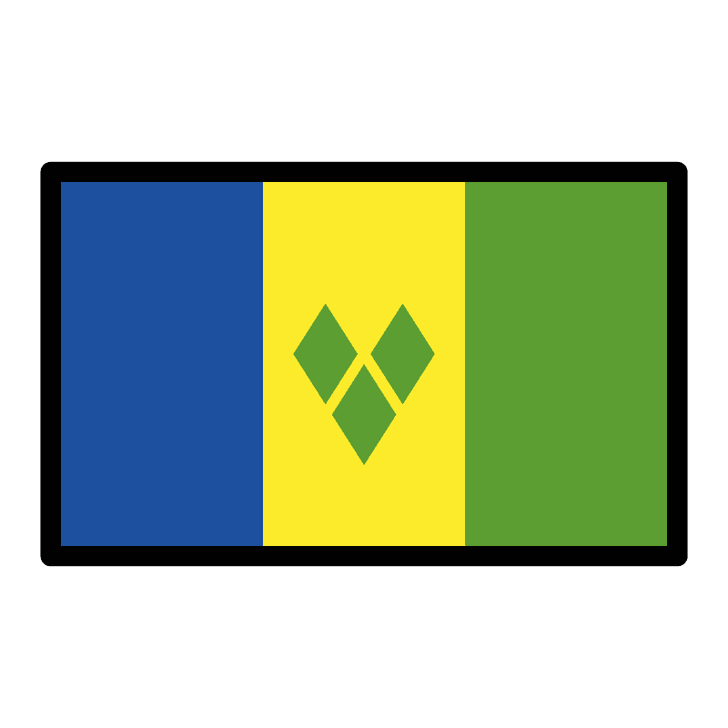 Saint Vincent And The Grenadines Flag PNG